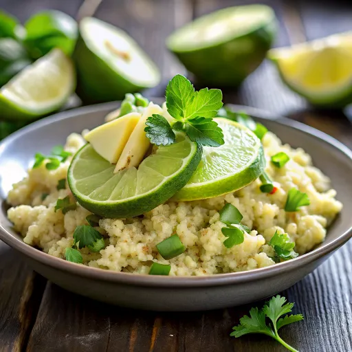 Ensalada Fresca de Quinoa y Aguacate a la Lima